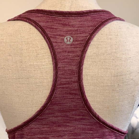 Lululemon burgundy tank, size 6 (no tags) - Picture 5 of 7